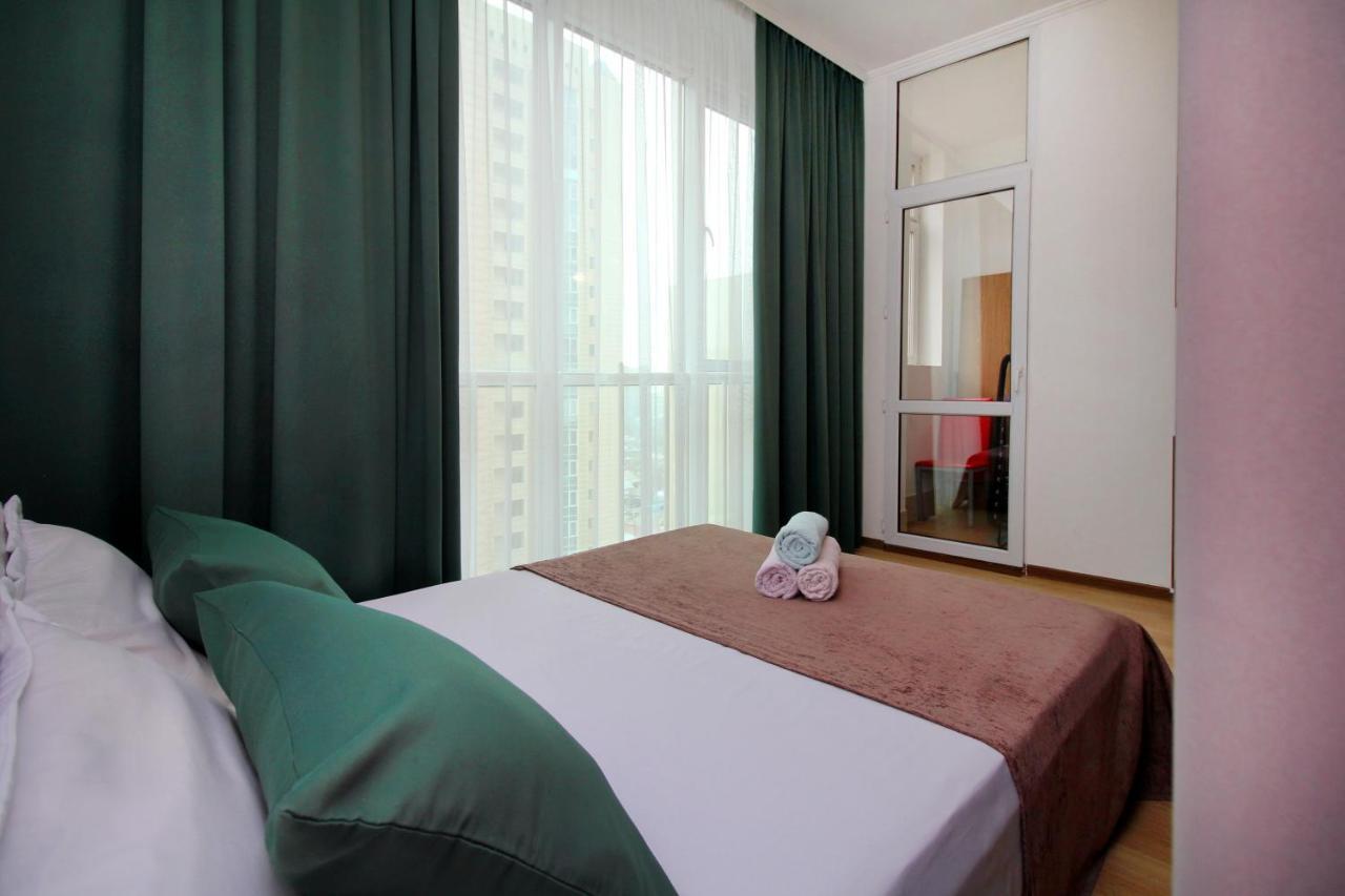 Ferienwohnung Уютные И Комфортные Квартиры В Жк Манхэттен Almaty Exterior foto